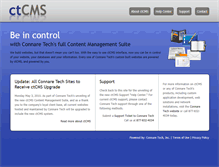 Tablet Screenshot of cms.connaretech.com
